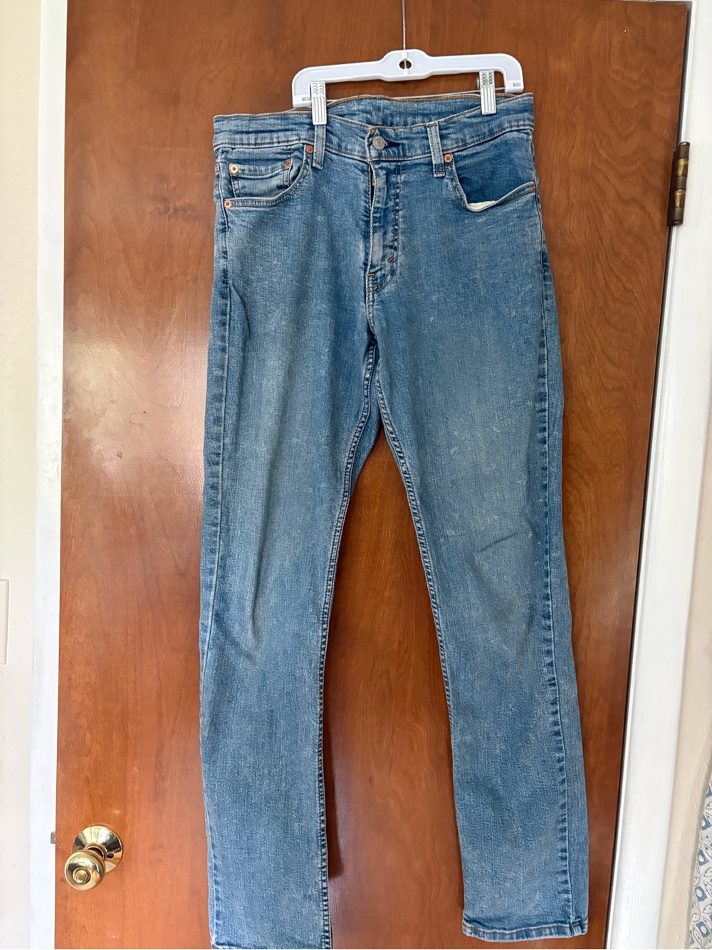 Levi's Light Blue Straight Jeans